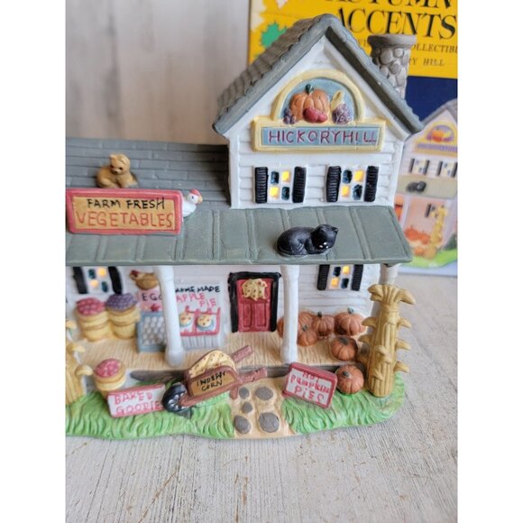 Vintage Autumn accents hickory Hill village accessory ceramic - Picture 3 of 11